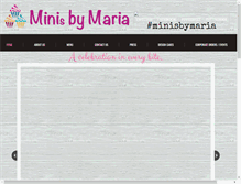 Tablet Screenshot of minisbymaria.com